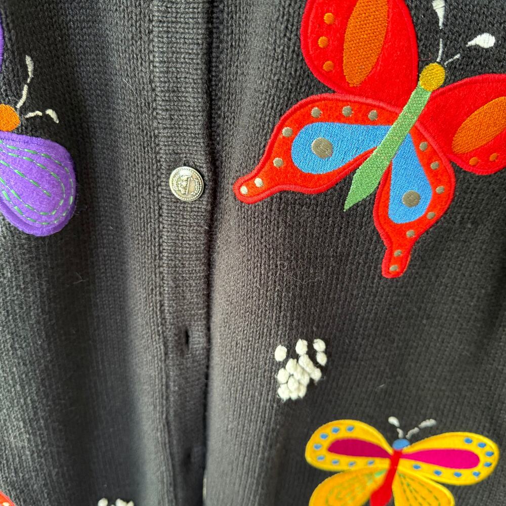 Quacker Factory Butterflies Black Oversized Patch… - image 7